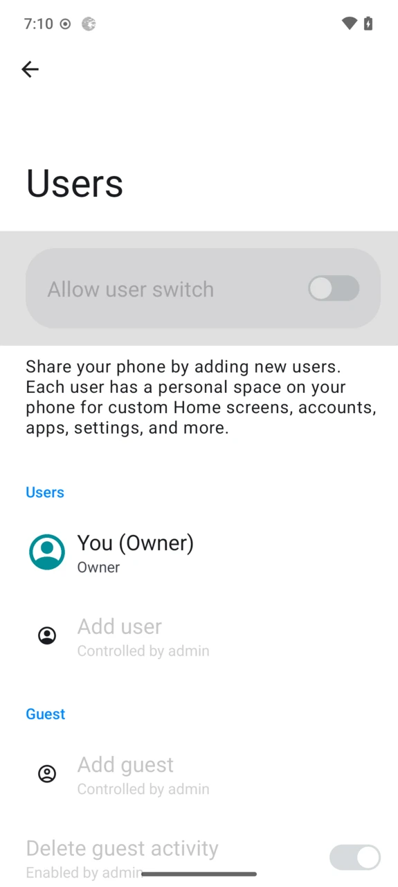 Users locked