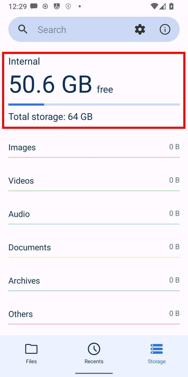 Android OS (Using GB)